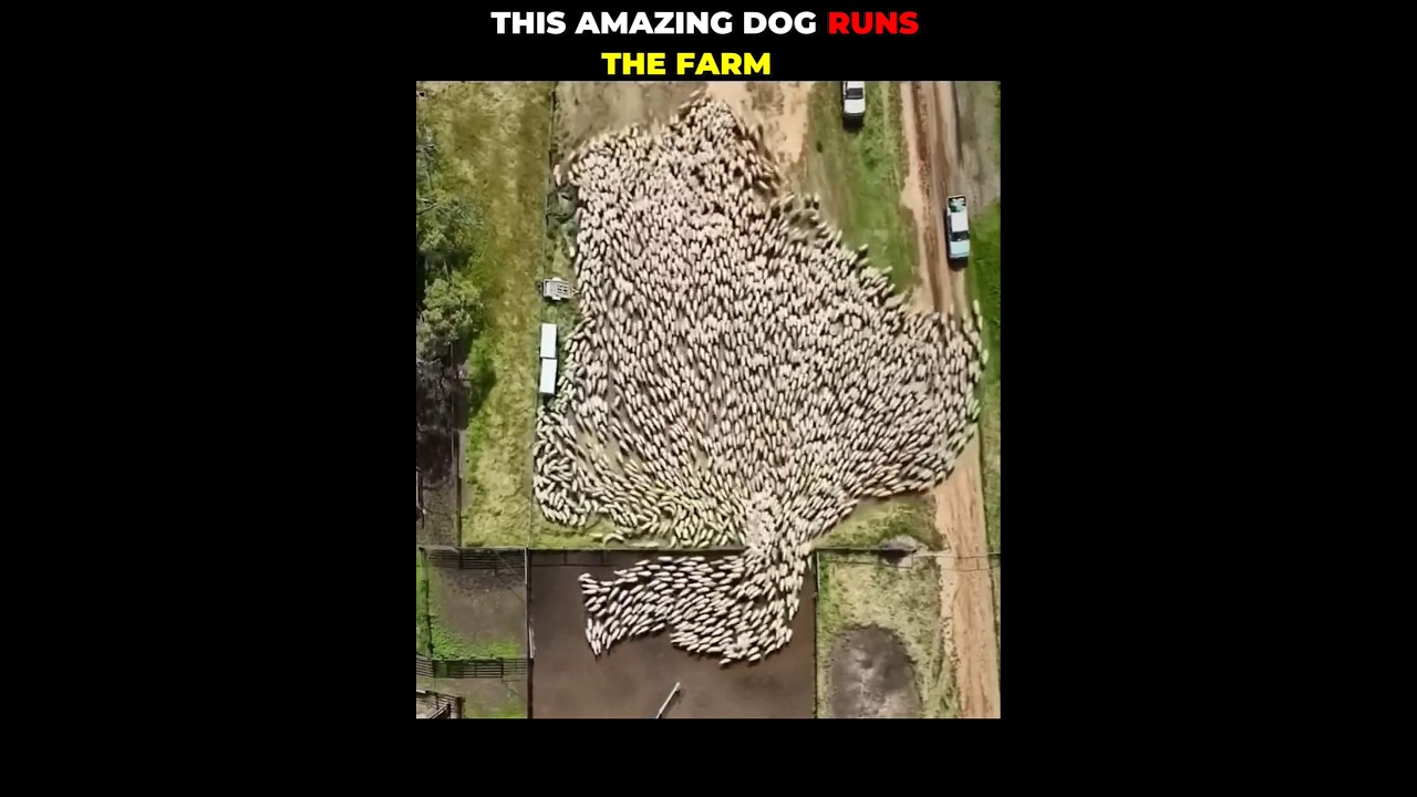 Amazing Dog Herding Sheeps #shorts #dog #animals #animalplanet #dogs #sheep