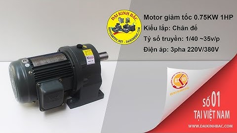 Motor giảm tốc 1 30 và 1 40 là gì năm 2024