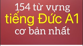 154 Từ Vựng Tiếng Đức A1 Cơ Bản Nhất