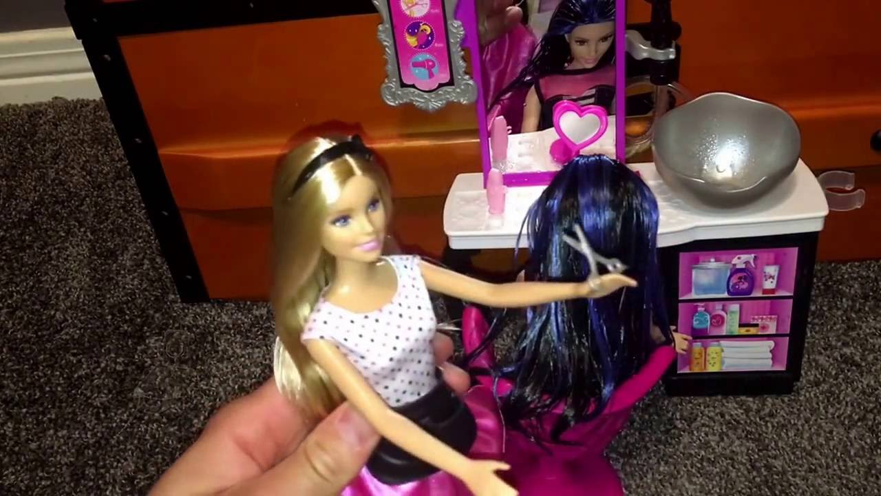 Barbies Hair Salon New Hair Weave Youtube