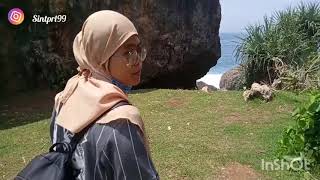 Pantai Wediombo Di Gunungkidul Baguss Bangatt Kawah Gunung Api Purba