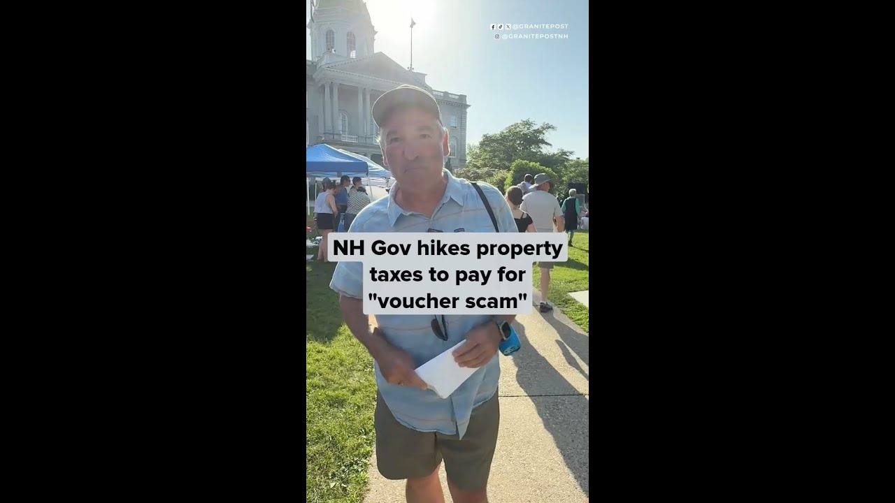 NH Gov. Hikes Property Taxes To Pay For Eductional Vouchers 🏚️💸