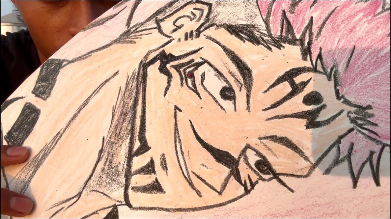 ASMR drawing Ryomen SUKUNA ❤️‍🔥