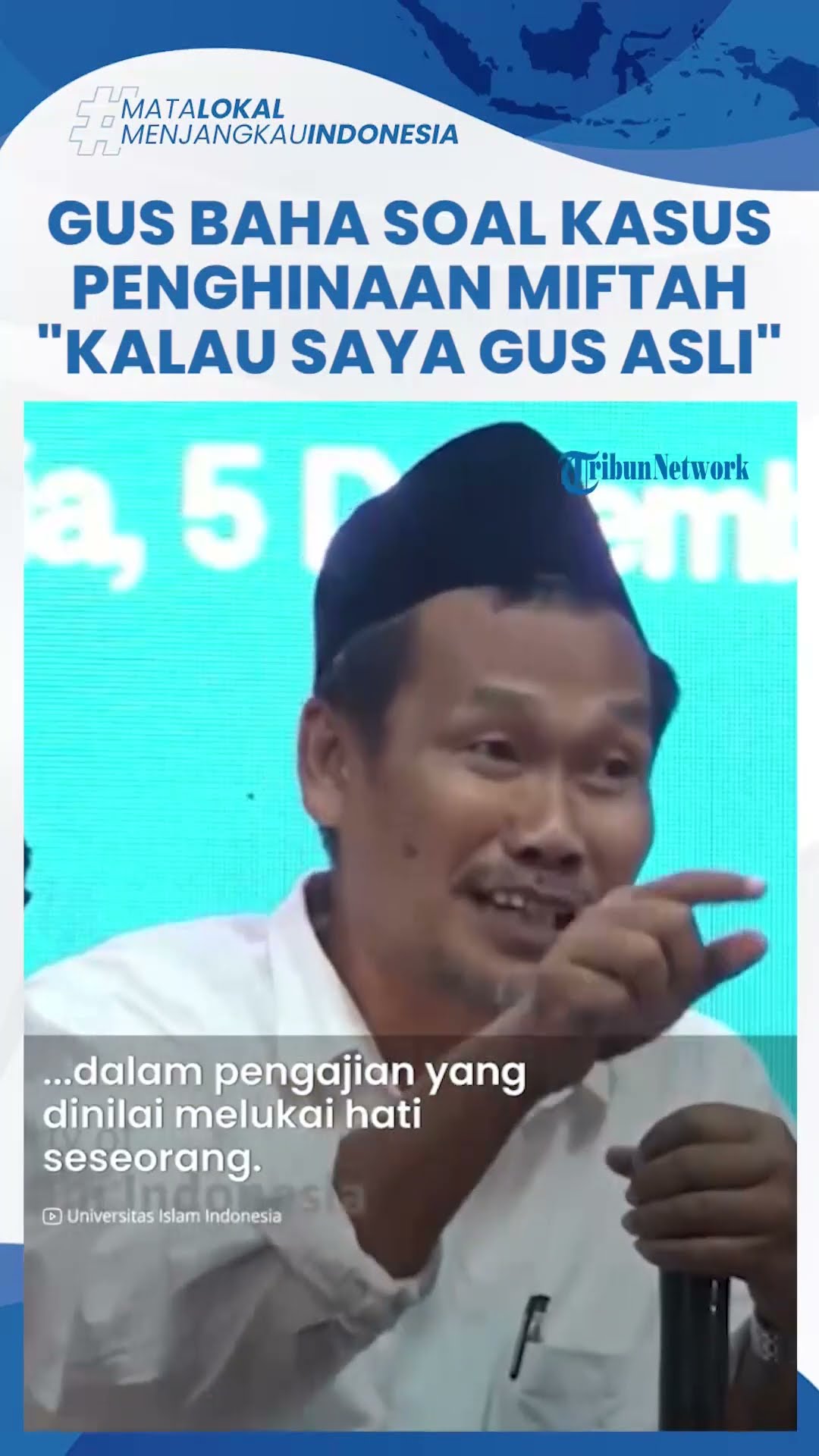 Guyonan Gus Baha saat Ditanya soal Hinaan Gus Miftah ke Sunhaji Penjual Es Teh: Kalau Saya Gus Asli