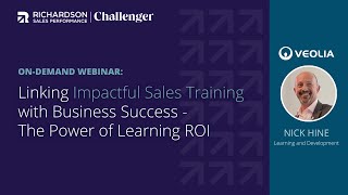 Webinar Recording: Linking Impactful Sales Training With Business Success: The Power of Learning ROI