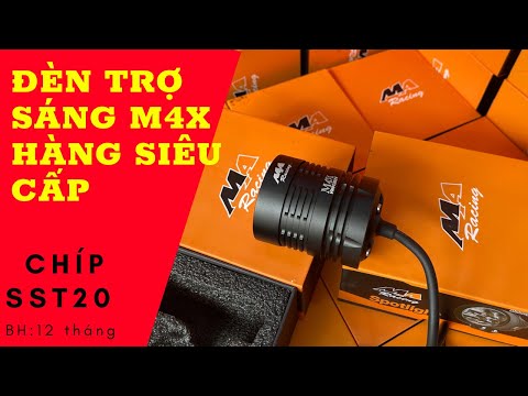Video ĐÈN TRỢ SÁNG M4x CHÍP SST20 (hàng siêu cấp ) - youtube