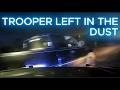 Trooper Gets Left In The Dust After PIT Maneuvering Pick-up During Police Chase