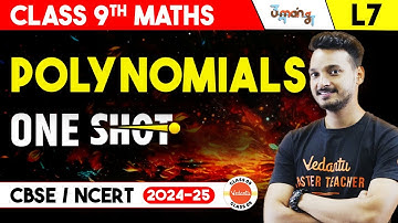 Polynomials Class 9 in One Shot  | Class 9 Maths Chapter 2 Complete Lecture | Kuldeep Sir