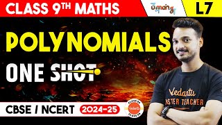 Polynomials Class 9 in One Shot  | Class 9 Maths Chapter 2 Complete Lecture | Kuldeep Sir