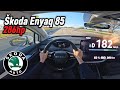 2025 Skoda Enyaq 85 POV Autobahn Drive 🇩🇪