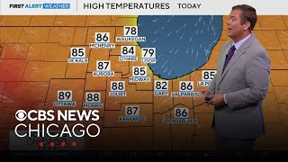 Warm and pleasant in Chicago for rest of day Monday