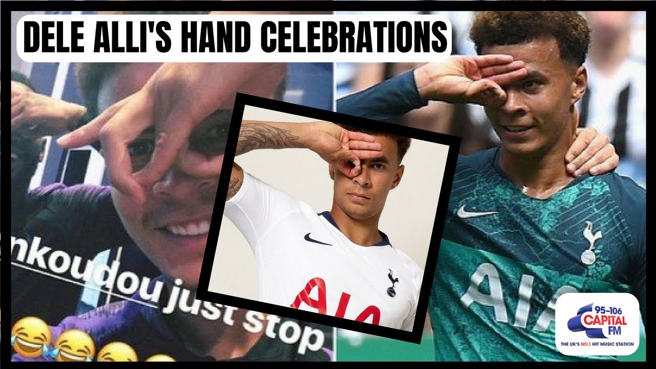 DELE ALLI'S HAND CELEBRATIONS 👌⚽️ YouTube