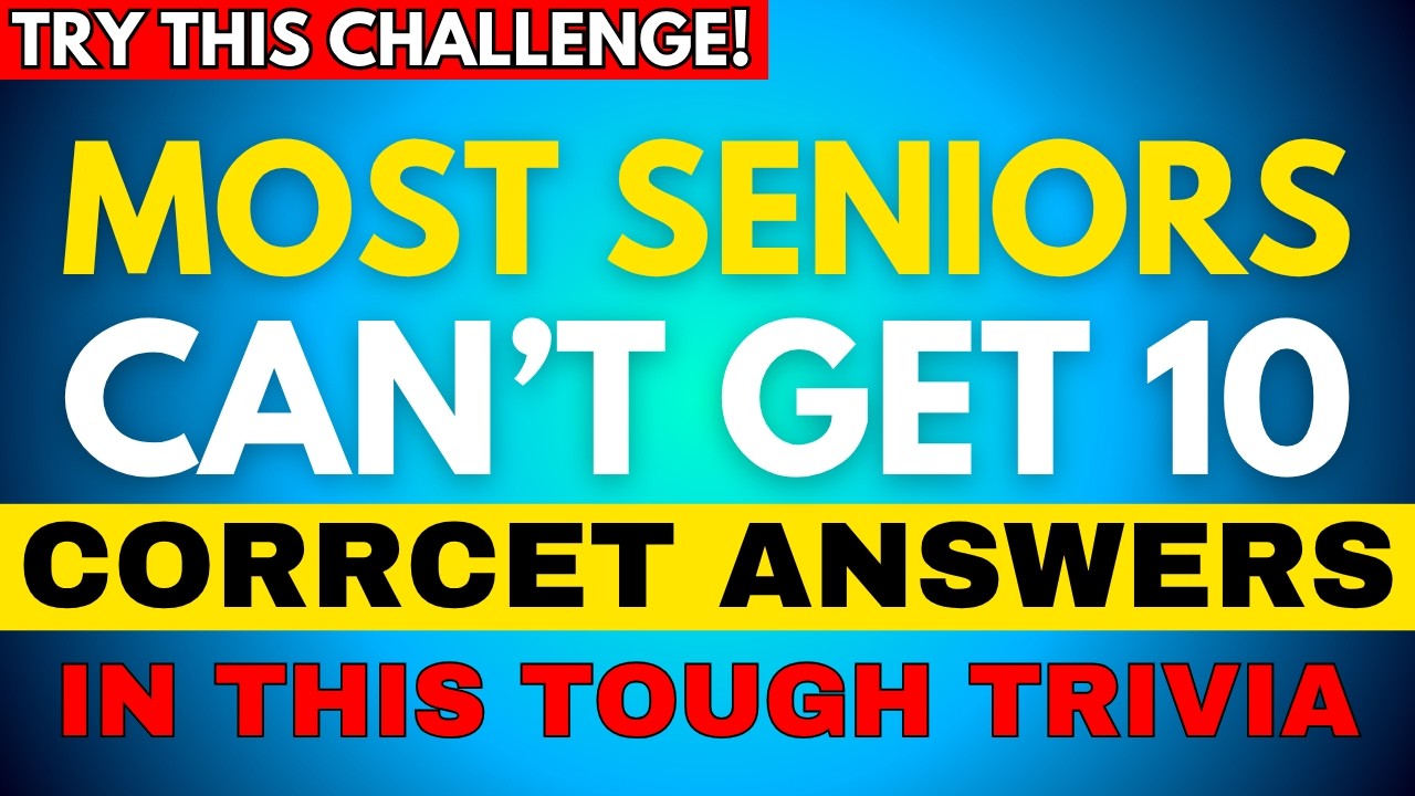 Ваш IQ — 180+, если вы можете набрать 10 из 30! Всё это доступно только пожилым людям старше 60 лет!