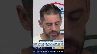 Aaron Rodgers on the Packers rookie WRs: 'We gotta have patience with those guys.' #shorts