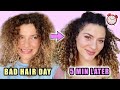 HOW TO FIX A BAD CURLY HAIR DAY IN 5 MINUTES