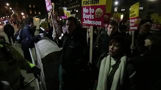 Not My Prime Minister – Protest at Downing Street, London.