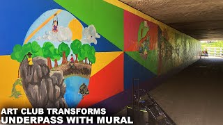 Rolling Meadows High School Art Club Gives Underpass A Fresh New Look