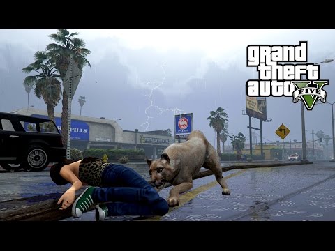 GTA V: Playing as crazy animals (Single Mode) 1440p