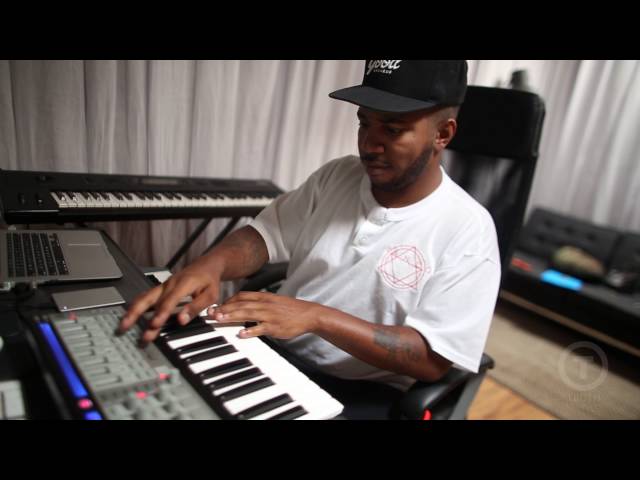 Chuck Inglish Making A Beat At Truth Studios class=