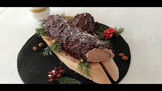 KÜTÜK PASTA ( Yule Log Cake)