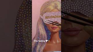Bedazzle our Barbie kit with me #bedazzled #bedazzling #barbie #diy#diamondpainting #sparkly #diykit