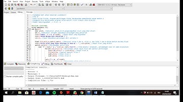 Membuat program c++ di bidang fisika dan matematika