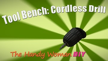 HWDIY Tool Bench - Cordless Drill