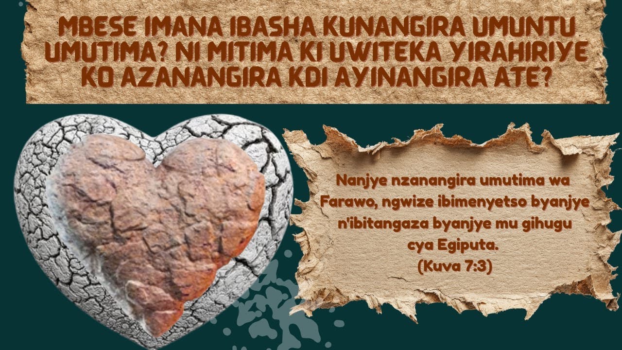 #FARAWO, URWABYA RW'UMUJINYA: NI MITIMA KI IMANA IMANA INANGIRA, KUKI IYINANGIRA KDI IYINANGIRA ITE?