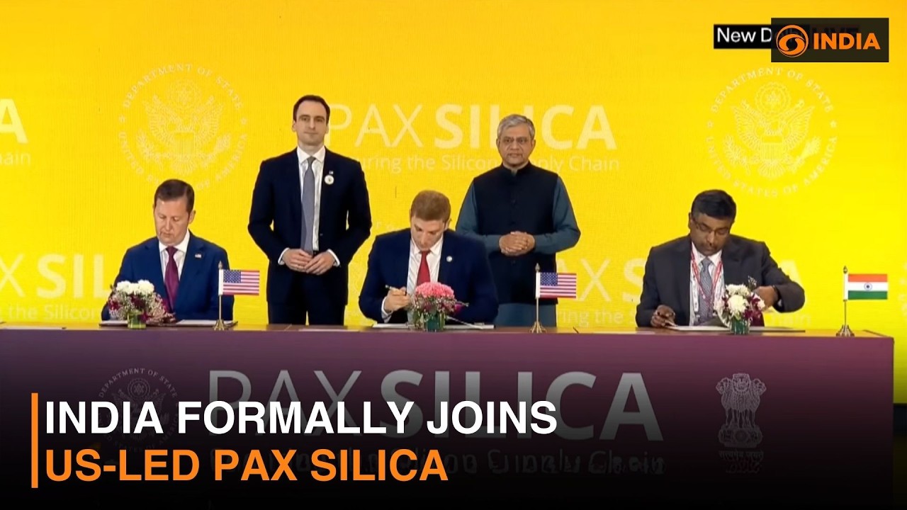 India formally joins US-led Pax Silica