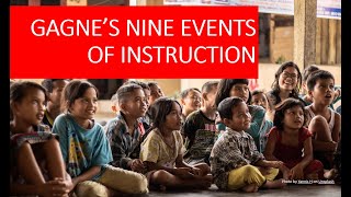 Gagne’s Nine Events of Instruction
