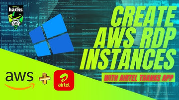 How to Create and Connect to RDP Instances in Amazon AWS | Windows 10 | EVIL HACKS