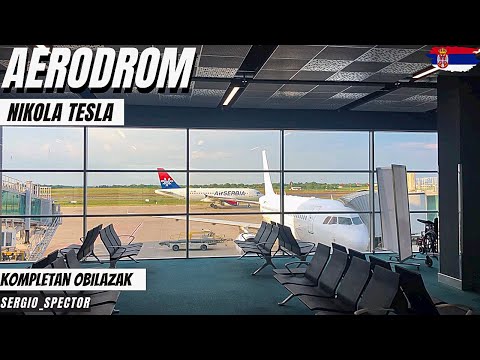 Aerodrom Nikola Tesla - kompletan obilazak terminala, odlasci / departures ✈️ (Airport Belgrade)