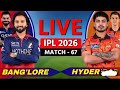 RCB vs srh match highlights full highlights #ipl2026 #rcb #srh #viralvideo #trending #tataipl2026