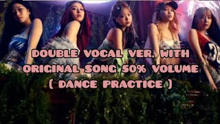 LE SSERAFIM (르세라핌) 'EASY' Double Vocal Ver. | Song Cover Lyrics by Vina Yunia | Dance Practice