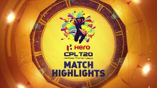 CPL T20 2017 | MATCH HIGHLIGHTS | TRINBAGO KNIGHT RIDERS vs GUYANA AMAZON WARRIORS screenshot 5