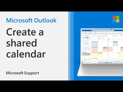 How to create a shared calendar in Outlook | Microsoft