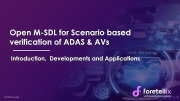 Webinar: Open M-SDL for scenario-based verification of ADAS & Autonomous Vehicles