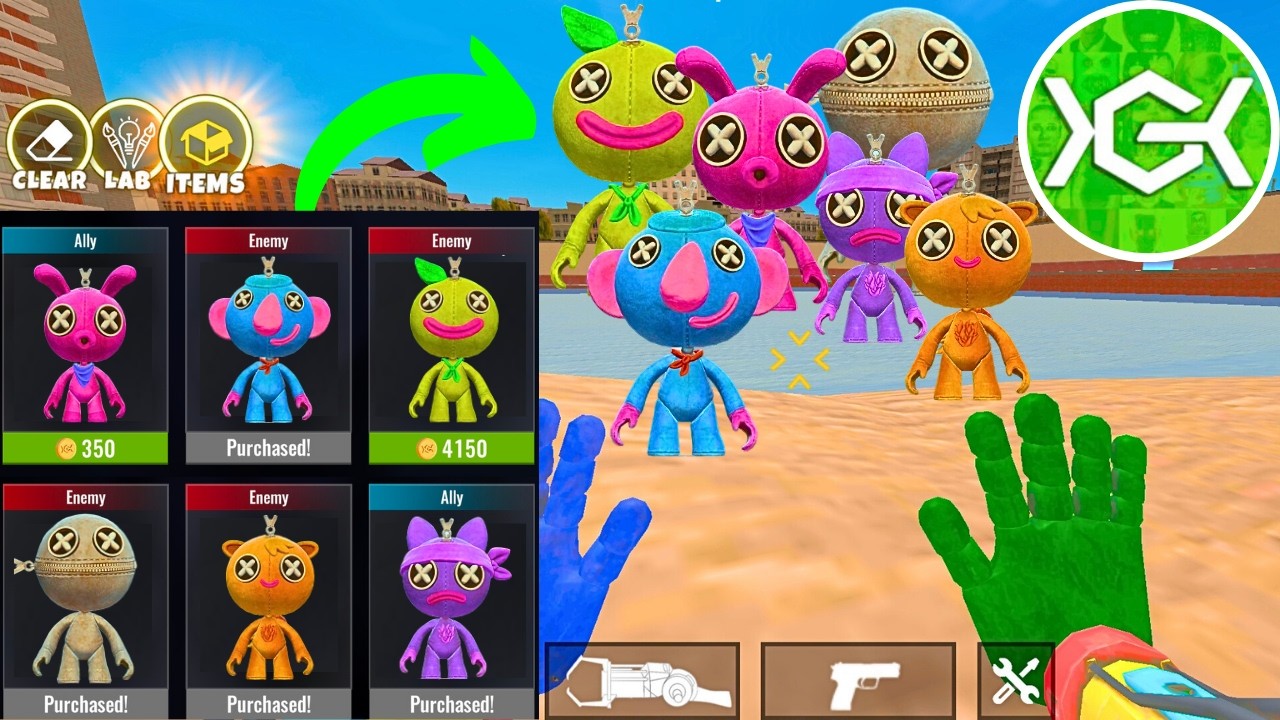 NEW UPDATE 10.9.4 Nextbot in Playground mod All Poppy Playtime Chapter 5 Wrongside Outimals in GMOD!