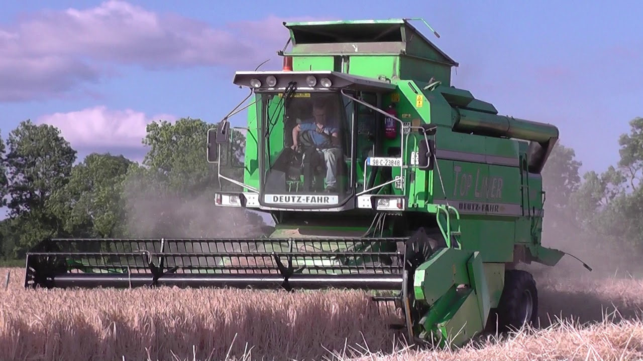 Harvest 2018  Deutz Fahr Topliner 4075