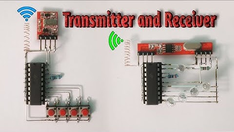 How to make a 100Meter+ Ranged Wireless 4 Channel Transmitter and Receiver