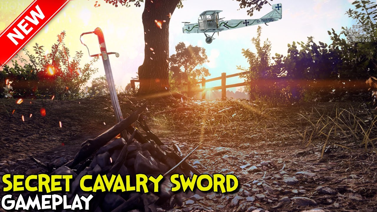 ►Battlefield 1 - Secret Cavalry sword Gameplay - 1 Hit Kill Sword | 🎮 Battlefield HQ