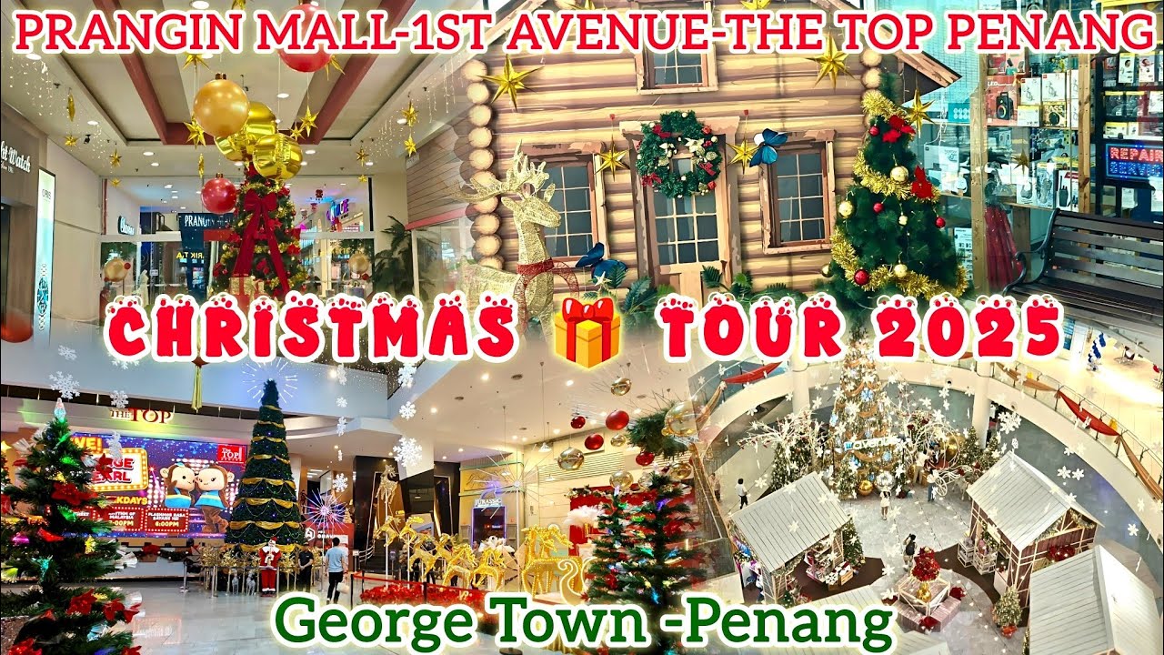 ЧУДЕСНОЕ РОЖДЕСТВО 🎄 ПРОГУЛКА ПО БАШНЕ КОМТАР – ДЖОРДЖ ТАУН – ПЕНАНГ | МАЛАЙЗИЯ ТРЕВЕЛ 🇲🇾