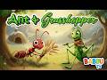 The Ant &amp; The Grasshopper - Bedtime Stories | English Cartoon For Kids | Fairy Tales In English