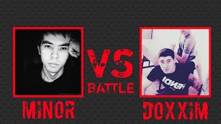 DOXXIM VS MINOR #doxxim #vs #m1nor #uzrap #rap #uzbekiston #uzbek #rek #battle #facetoface #versus