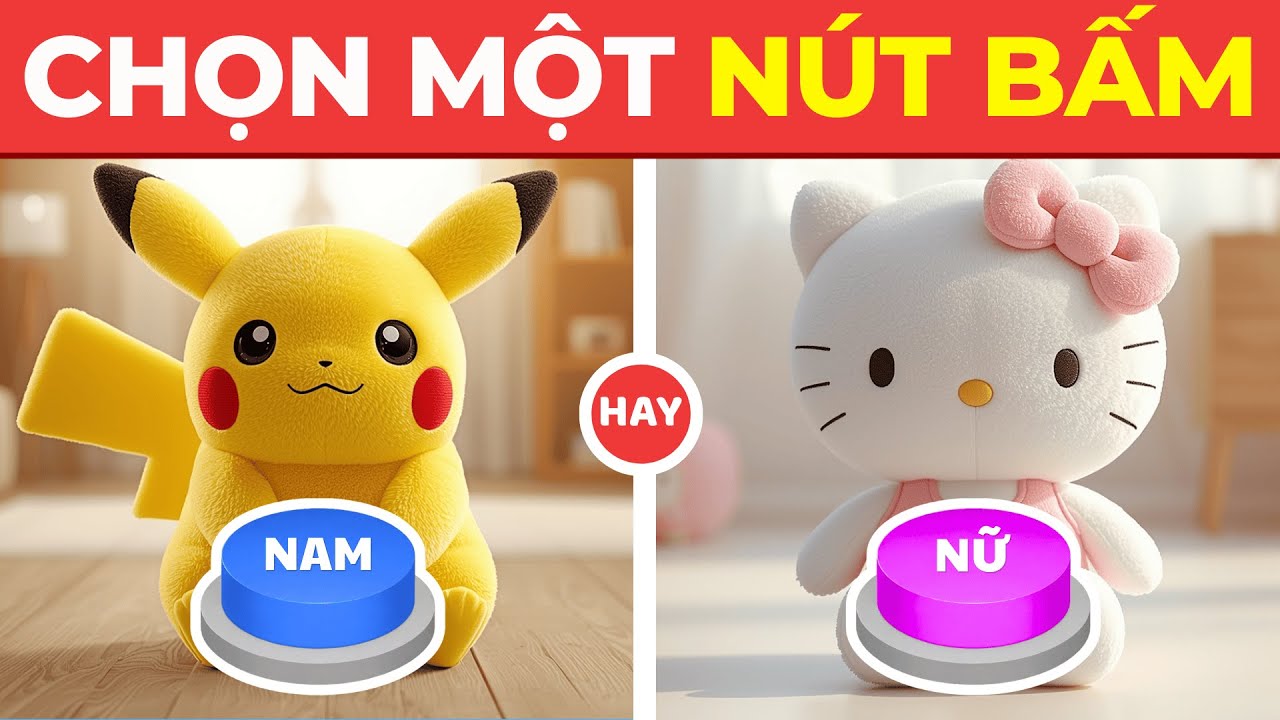 Chọn Một Nút Bấm! Phiên bản Nam Hay Nữ 💙🎀 | BuBo Quiz