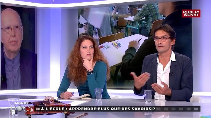 Emmanuel Vaillant: "Il y a une transformation du rôle de l'enseignant"