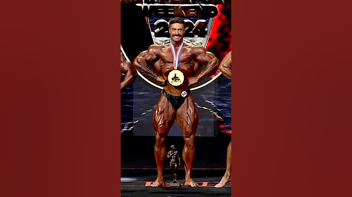 Top 5 at the Mr Olympia Classic Physique.  Congratulations to Cbum on his sixth Olympia title.