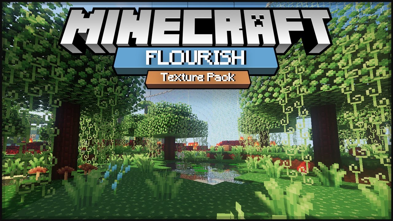 Flourish 16x16 Minecraft Texture Pack 1 12 1 11 1 10 Download Youtube