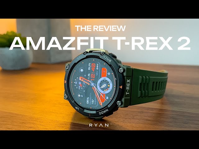 AMAZFIT T-REX 2 Smartwatch: THE REVIEW -- Is this my favourite