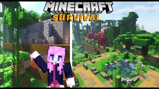 My own Music Disc Farm & Garden Transform, Minecraft Survival Ep.